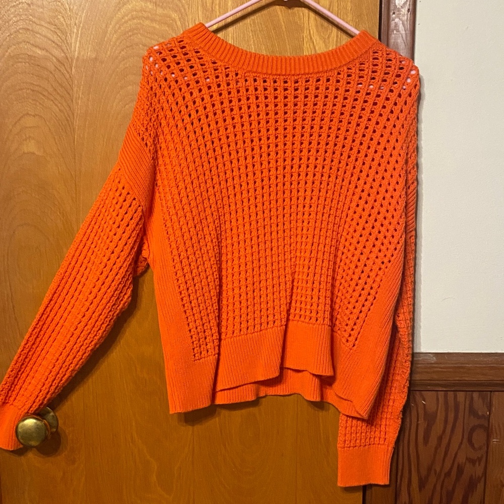 Old Navy Bright Orange Women's Sweater